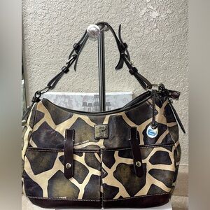Dooney And Bourke Giraffe Print Handbag